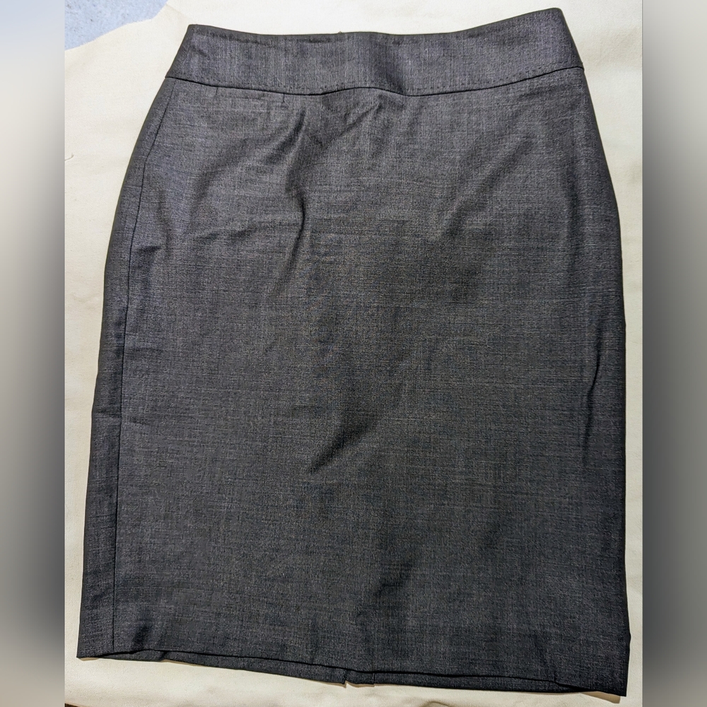 Wool pencil skirt
